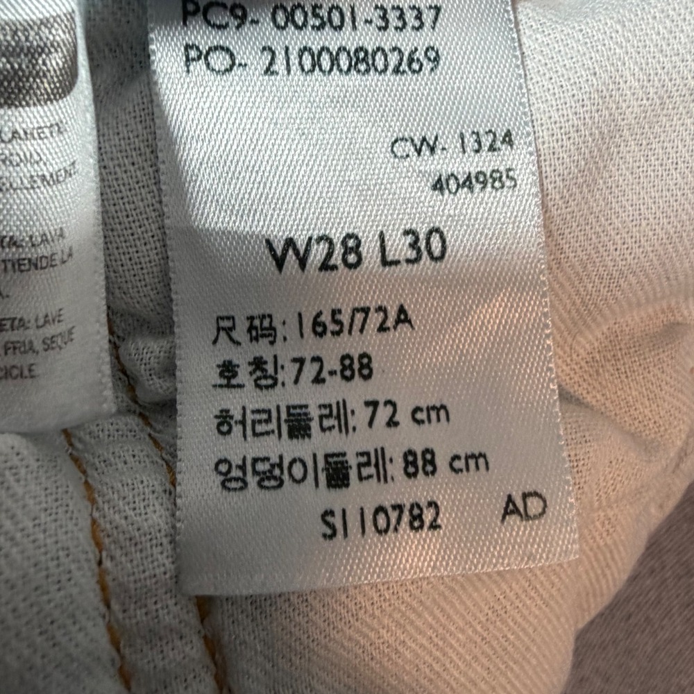 Levi's 501 Original Fit Jeans Mens 28x30 Medium Wash Button Fly Straight - Picture 5 of 12